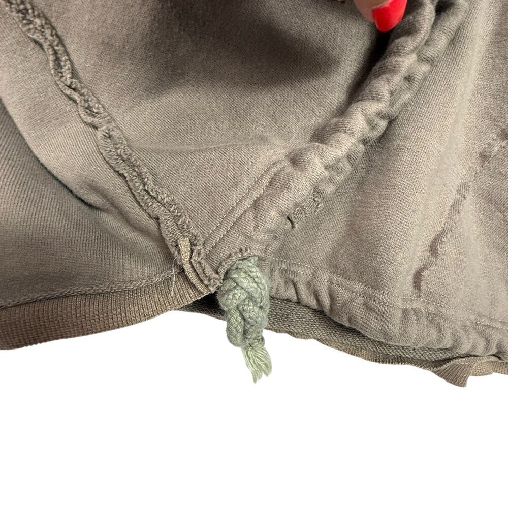 Mystree Womens Pullover Sweatshirt Sweater Sz Small Knit Arms Raw Hem Distressed - Picture 5 of 9
